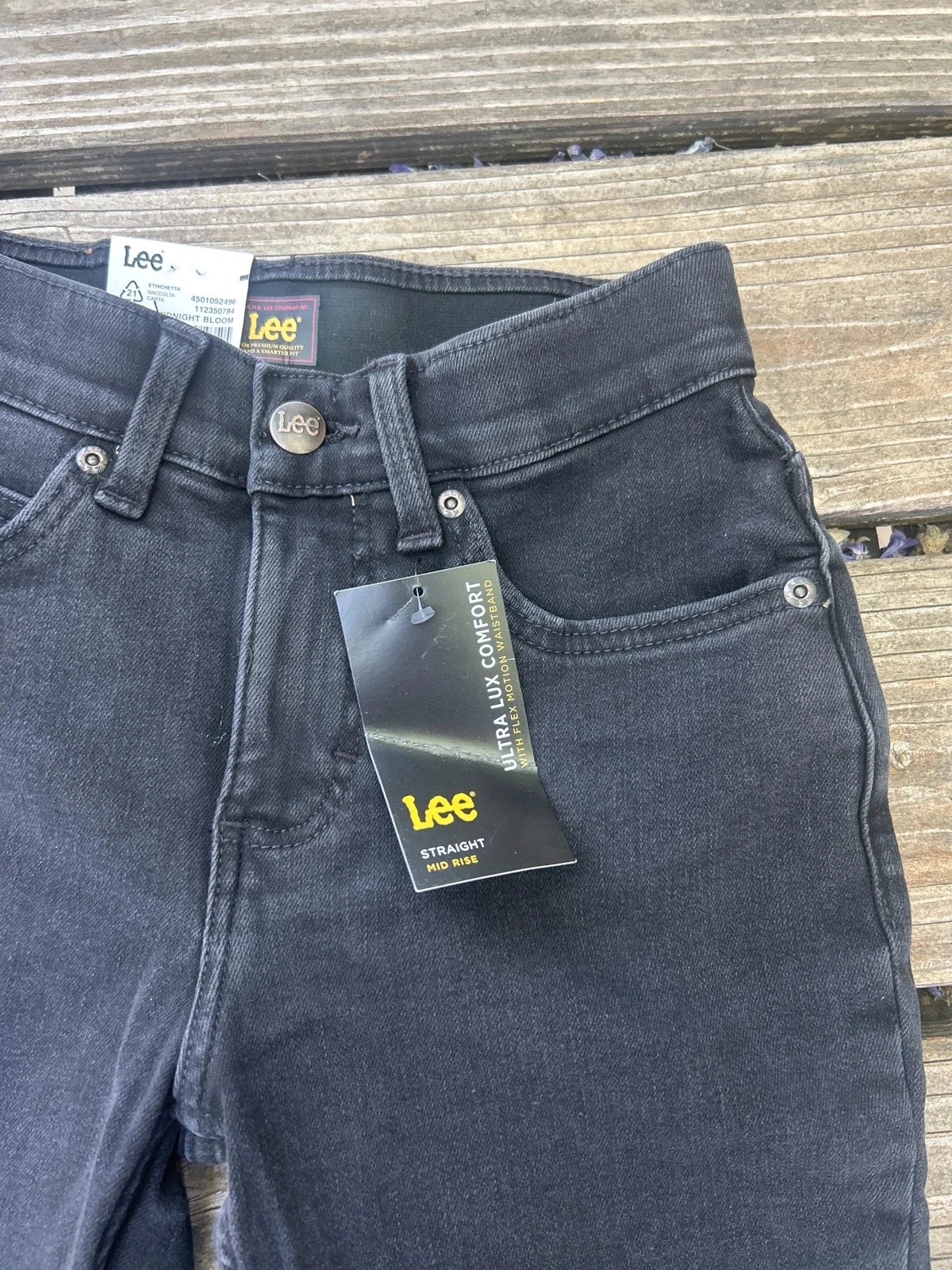 New Lee straight cut jeans size W25 L31 black – photo 2